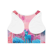 Load image into Gallery viewer, Kiss of Nature Pony Sports Bra (AI design)