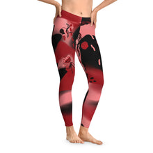 Cargar imagen en el visor de la galería, Strawberry Flower Drip Stretchy Leggings (casual)