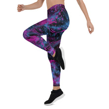 Load image into Gallery viewer, ARTGAZE Miami Vice Low Waist Leggings. ArtGaze.shop
