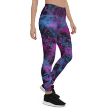 Load image into Gallery viewer, ARTGAZE Miami Vice Low Waist Leggings. ArtGaze.shop