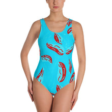 Load image into Gallery viewer, BLUE OCEAN BEACH (One-Piece Swimsuit) artgaze.shop