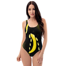 Load image into Gallery viewer, The Banana Drip One Piece Swimsuit, is an ArtGaze luxurious swim wear.