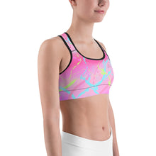 Load image into Gallery viewer, ArtGaze WiLd PaLeTte Sports Bra. ArtGaze.shop