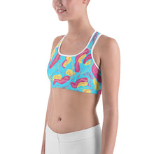 Load image into Gallery viewer, Tropical Sports Bra. ArtGaze.shop