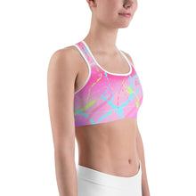 Load image into Gallery viewer, ArtGaze WiLd PaLeTte Sports Bra. ArtGaze.shop
