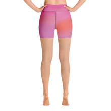 Load image into Gallery viewer, Wavy High Waist Yoga Shorts (w/Pockets). For women. ArtGaze.shop