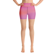 Load image into Gallery viewer, Wavy High Waist Yoga Shorts (w/Pockets). For women. ArtGaze.shop