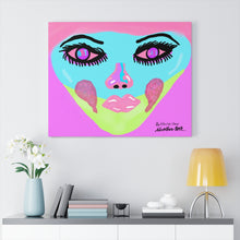 Load image into Gallery viewer, ArtGaze Woman Mascot. The Face of ArtGaze.shop Canvas Art.