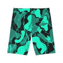 Load image into Gallery viewer, Green Gel Biker Shorts