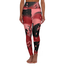 Cargar imagen en el visor de la galería, Strawberry 🍓 Flower flower 🥀 Drip [High Waisted Yoga Leggings]
