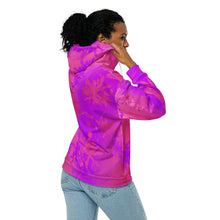 Load image into Gallery viewer, Person wearing a pink tie-dye hoodie on a white background
