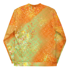 Load image into Gallery viewer, Sweatshirt with a colorful abstract pattern on a white background
