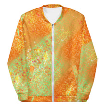 Load image into Gallery viewer, Colorful jacket with a gradient design on a white background
