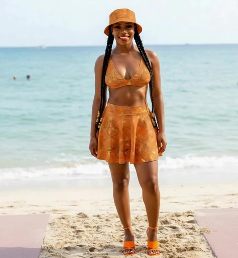 Glitter Gaze Skater Skirt, ArtGazeStore, Show Girl Collection. 
