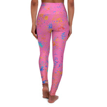 Load image into Gallery viewer, PINK ART FLICK High Waisted Yoga Leggings
