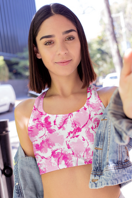 PINK DRIZZLE Sports Bra, Beach, Workout, Gym, selfies, Photoshoots. ArtGaze.shop
