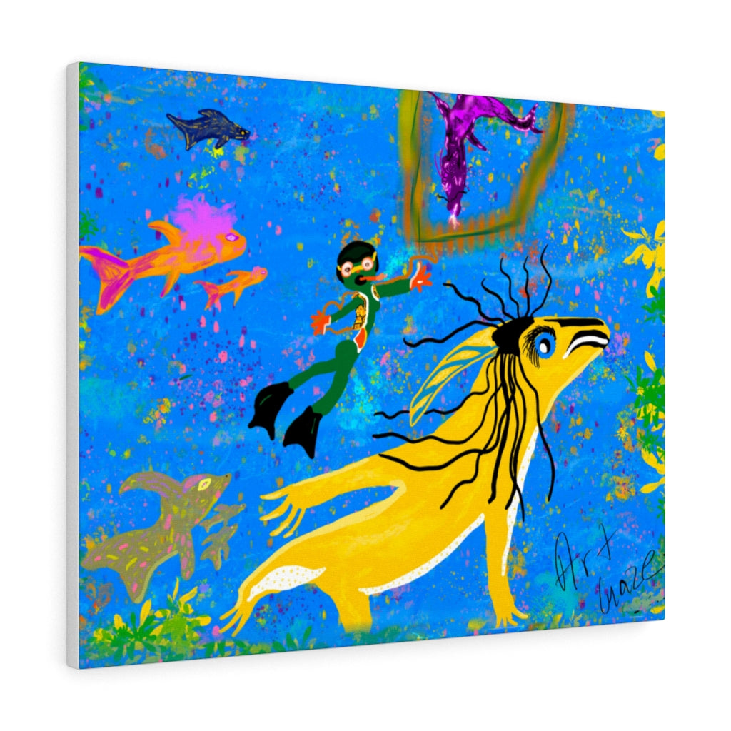 ArtGaze Underwater Canvas Gallery Wrap