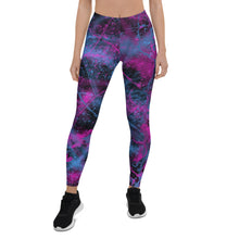 Load image into Gallery viewer, ARTGAZE Miami Vice Low Waist Leggings. ArtGaze.shop
