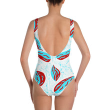 Load image into Gallery viewer, White Ocean Beach One Piece Swimsuit artgaze.shop
