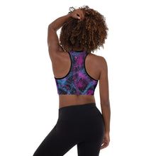 Load image into Gallery viewer, ARTGAZE Miami Vice (Padded Sports Bra) ArtGaze.shop Workout exercise or for Fashion.
