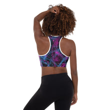 Load image into Gallery viewer, ARTGAZE Miami Vice (Padded Sports Bra) ArtGaze.shop Workout exercise or for Fashion.
