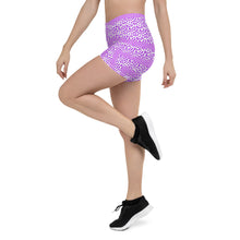 Cargar imagen en el visor de la galería, Purple Pattern Shorts. ArtGaze.shop
