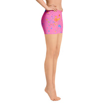 Load image into Gallery viewer, PINK ART FLICK SHORTS. ArtGaze.shop
