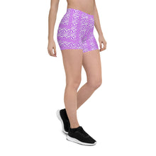 Cargar imagen en el visor de la galería, Purple Pattern Shorts. ArtGaze.shop
