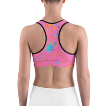 Load image into Gallery viewer, PINK ART FLICK Sports Bra

