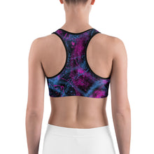 Load image into Gallery viewer, ArtGaze Miami Vice Sports Bra. ARTGAZE.SHOP

