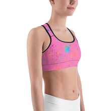 Load image into Gallery viewer, PINK ART FLICK Sports Bra
