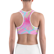 Load image into Gallery viewer, ArtGaze WiLd PaLeTte Sports Bra. ArtGaze.shop
