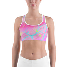 Load image into Gallery viewer, ArtGaze WiLd PaLeTte Sports Bra. ArtGaze.shop
