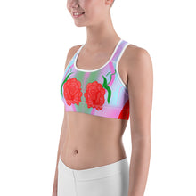 Load image into Gallery viewer, Rose Blossom Sports Bra
