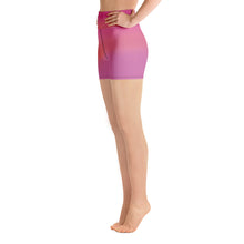 Load image into Gallery viewer, Wavy High Waist Yoga Shorts (w/Pockets). For women. ArtGaze.shop

