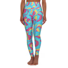 Load image into Gallery viewer, Tropical High Waisted Yoga Leggings
