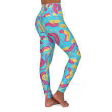 Load image into Gallery viewer, Tropical High Waisted Yoga Leggings
