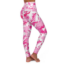 Load image into Gallery viewer, PINK DRIZZLE High Waist Leggings, Workout Leggings. ArtGaze.shop 
